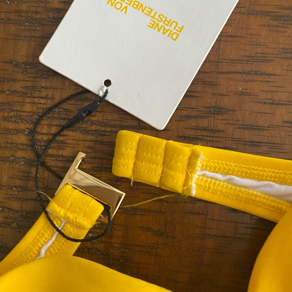 DVF yellow bikini top - Picture 5 of 6